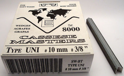 S16 - Klamry UNI 10 mm  do miękkiego drewna firmy Cassese